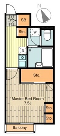 レオパレスライト Iの物件間取画像